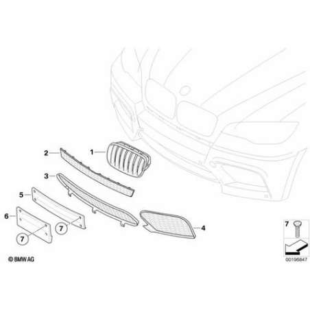 Grille ouverte gauche
