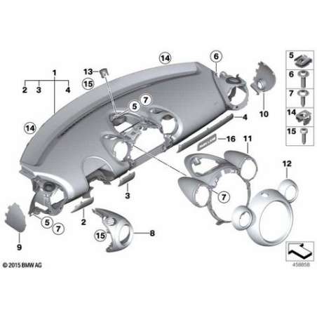 Cache p encoche capteur solaire