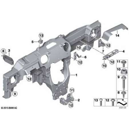 Bras stabilisateur tablier d'auvent