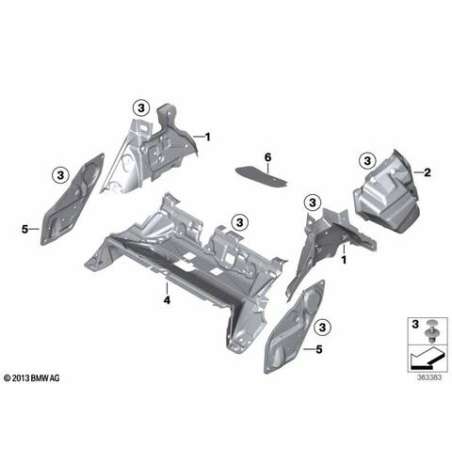 Insonorisation de passage de roue ar g