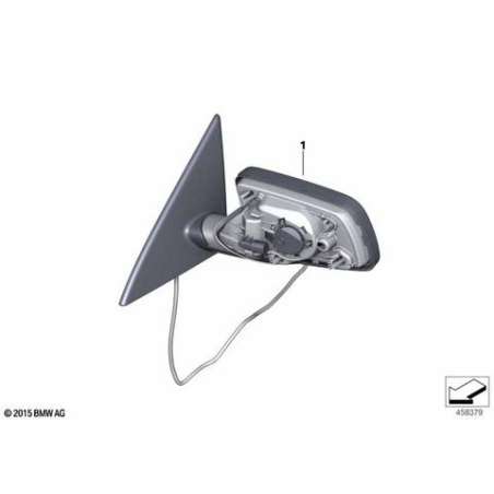 Rétroviseur ext. chauffant sans glace D