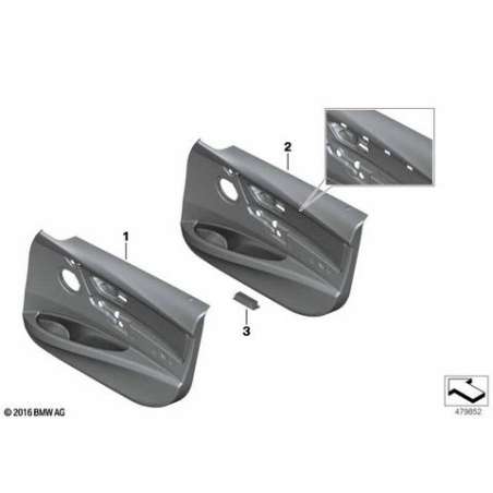 Revetement de porte simili-cuir avg