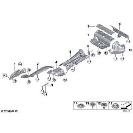 Isolation thermique silencieux AR droite