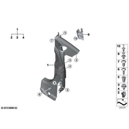 Support de garniture latérale ArD