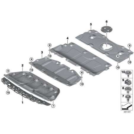 Encapsulage moteur arrière