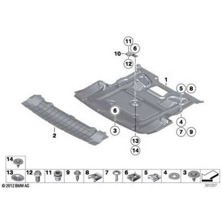 Ecrou faux rivet à tête plate