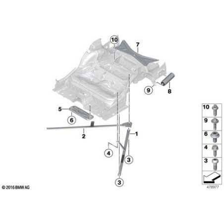 Vis six pans avec rondelle