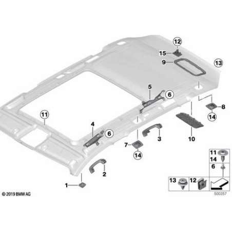Cache fixation filet pare-bagages ArD