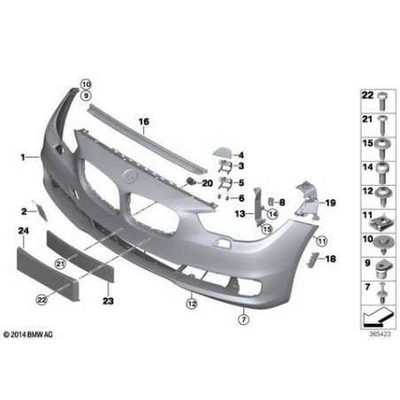 Joint capot moteur avant