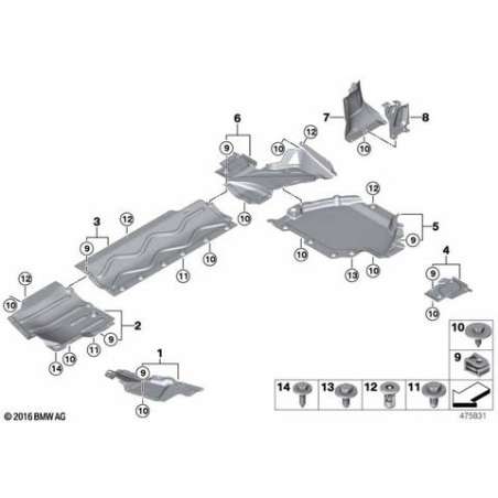 Revêtement bas de caisse réservoir