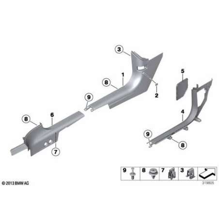 Crampon de fixation p cache