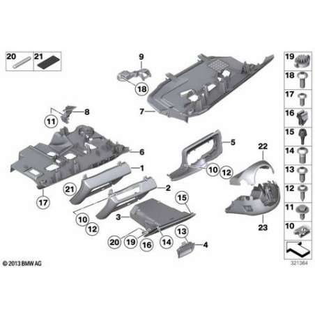 Amortisseur de vide-poches pliable