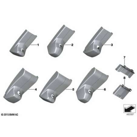 Couvercles pour pied de rétroviseur