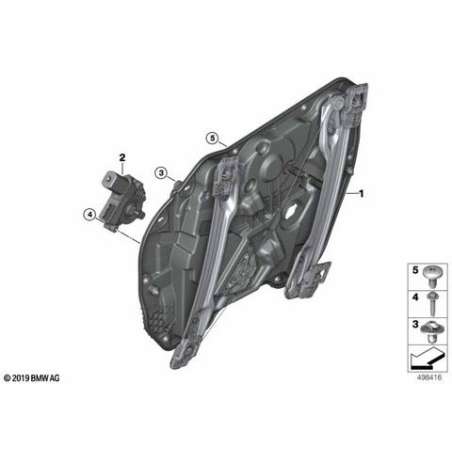 Support de porte avant droite