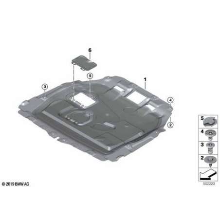 Protection de compartiment moteur