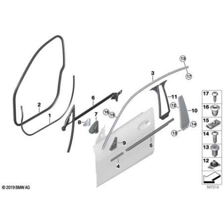 Grille haut-parleur droit
