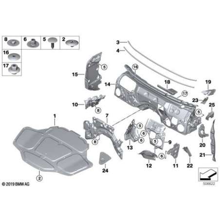 Insonorisation de compartiment moteur g