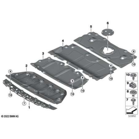 Adaptateur protect. compartiment moteur