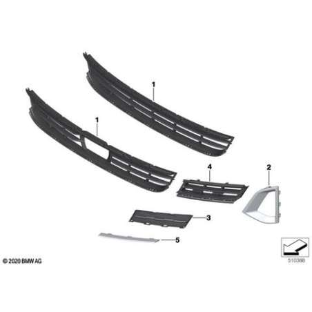 Couvercle grille à gauche