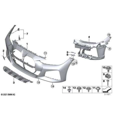 Adaptateur protect. compartiment moteur