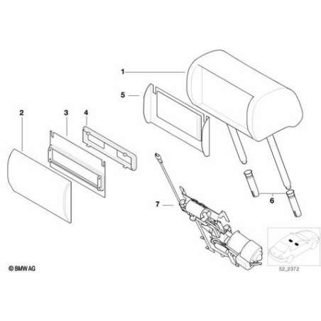 Support repose-tete electrique
