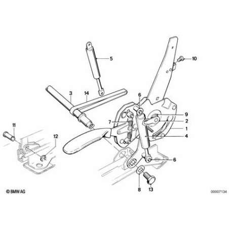 Ferr.p.couchette exterieur droite