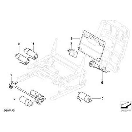 Commande reglable d.deplac.longitudinal