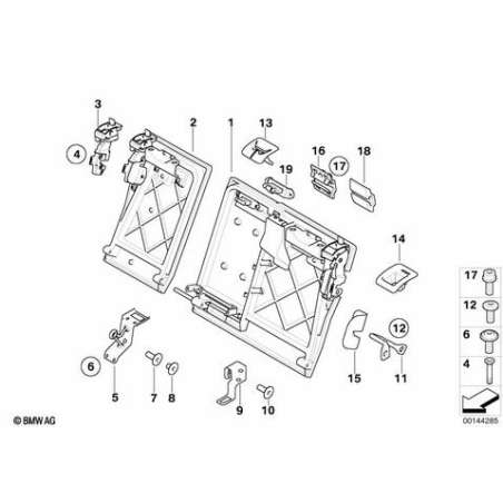 Cache de support de rideau enroulable