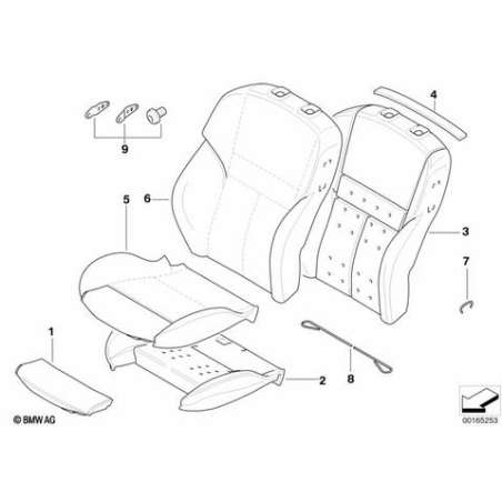 Matelassure assise