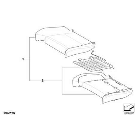 Matelassure siège confort