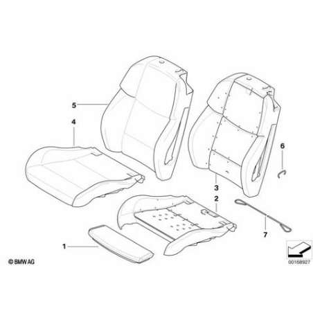 Capitonnage de support des cuisses