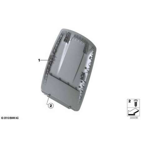 Panneau arr. simili-cuir avec poche