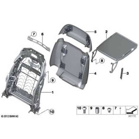 Tablette rabattable