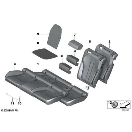 Bouton Isofix