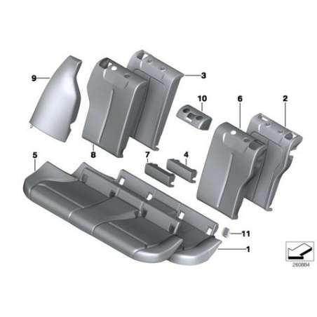 Cache isofix