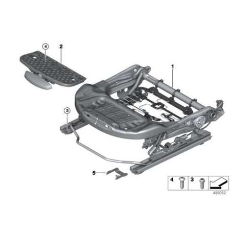 Mécanique siège sport côté gauche