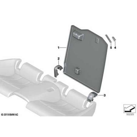 Cache Isofix extérieur
