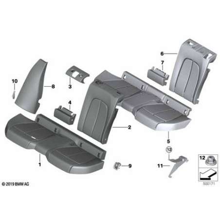 Matelassure assise