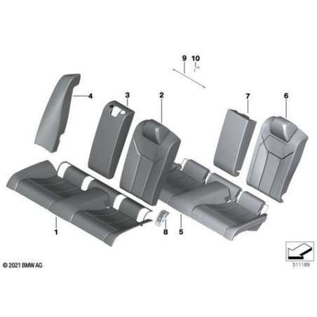 Matelassure assise