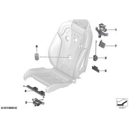 Plaque support de ventilateur