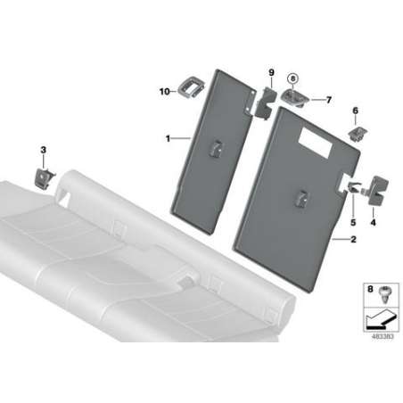 Cache isofix