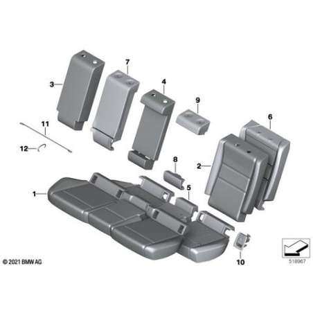 Cache isofix