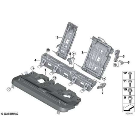 Vis six-pans avec bride