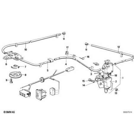 Engrenage de toit ouvrant electrique