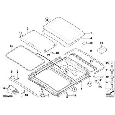 Support module protect.habitacle radio
