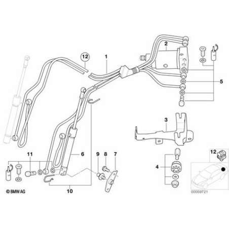 Logement, cylindre hydraulique