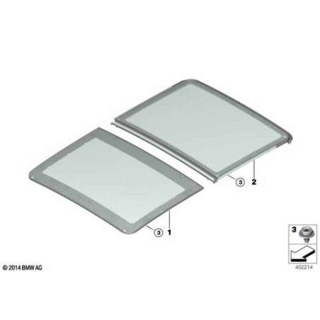 Couvercle de verre arrière