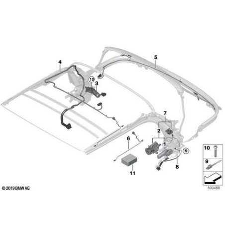 Faisceau de câbles arceau de tension