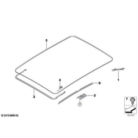 Guide de cable gauche