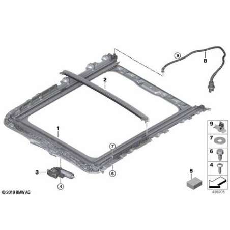 Jeu de pièces de fixation